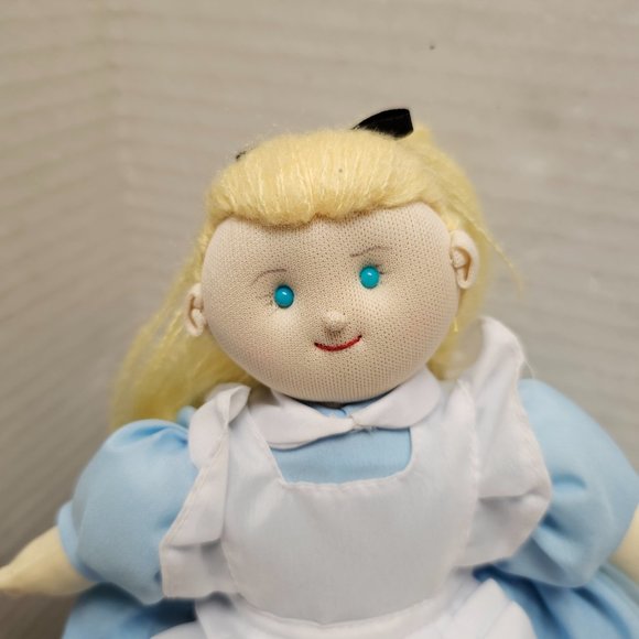 Plush Almas Designs Alice in Wonderland Topsy Turvy Flip Doll Queen of Hearts - Picture 7 of 9